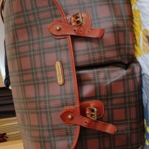 Polo Ralph Lauren Tartan Plaid Satchel.